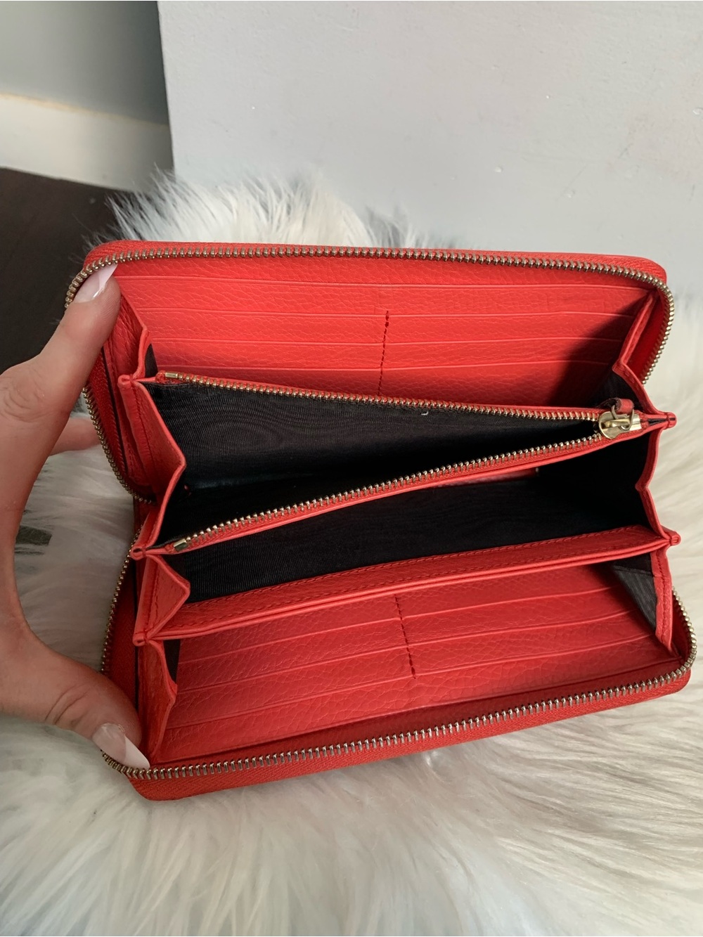 Authentic pink Gucci soho large zippy wallet. - Picture 8 of 14